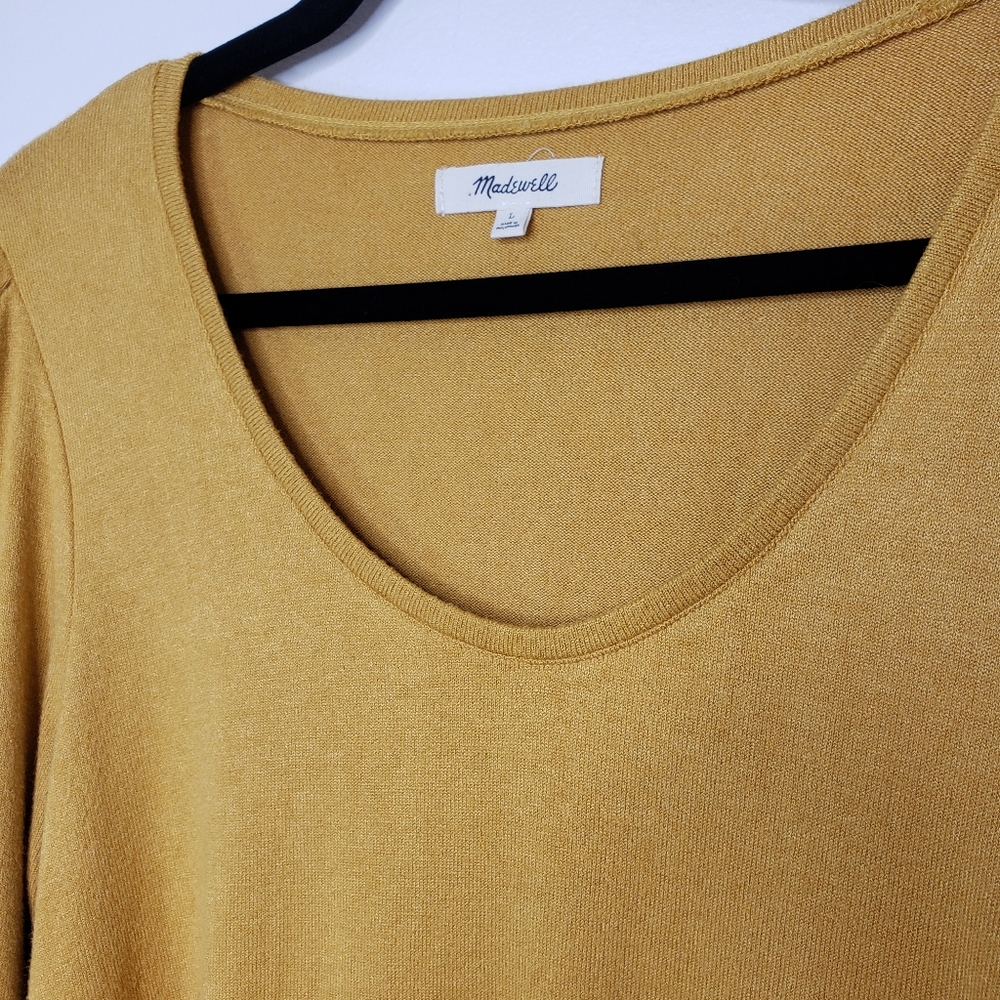 Madewell Havanna brushed scoop neck top - Picture 3 of 8